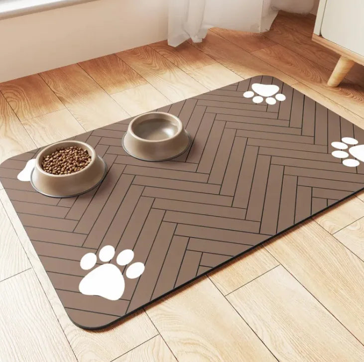 Quick-Dry Diatom Pet Feeding Mat