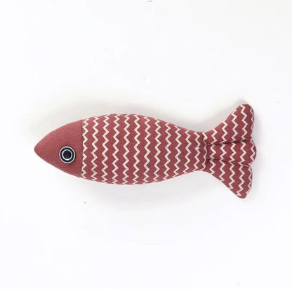 Linen Fish Cat Toy